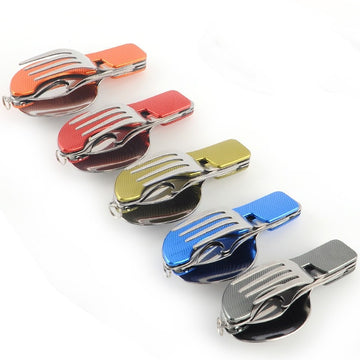 Stainless Steel 4-In-1 Foldable Tablespoon Set
