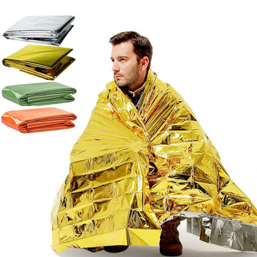 Emergency Thermal Poncho Blanket